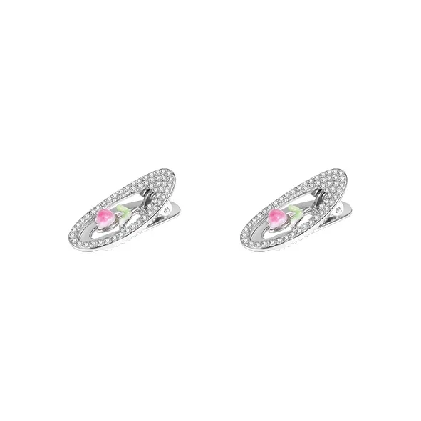 NICERURU Alloy, Bright Diamond Hair Clips Women's