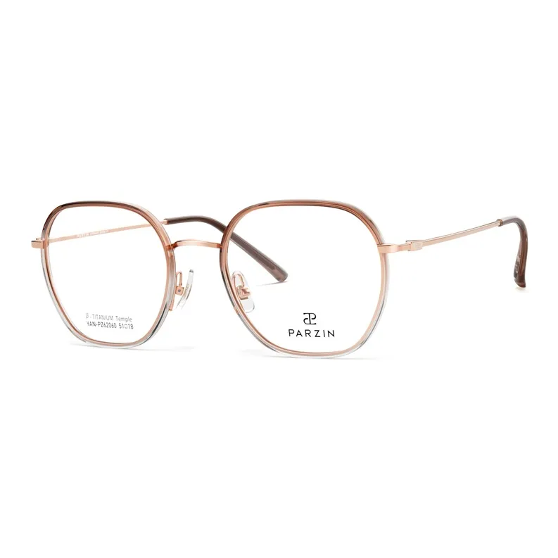 PARZIN Оправы для очков Unisex Light Чай Розовый