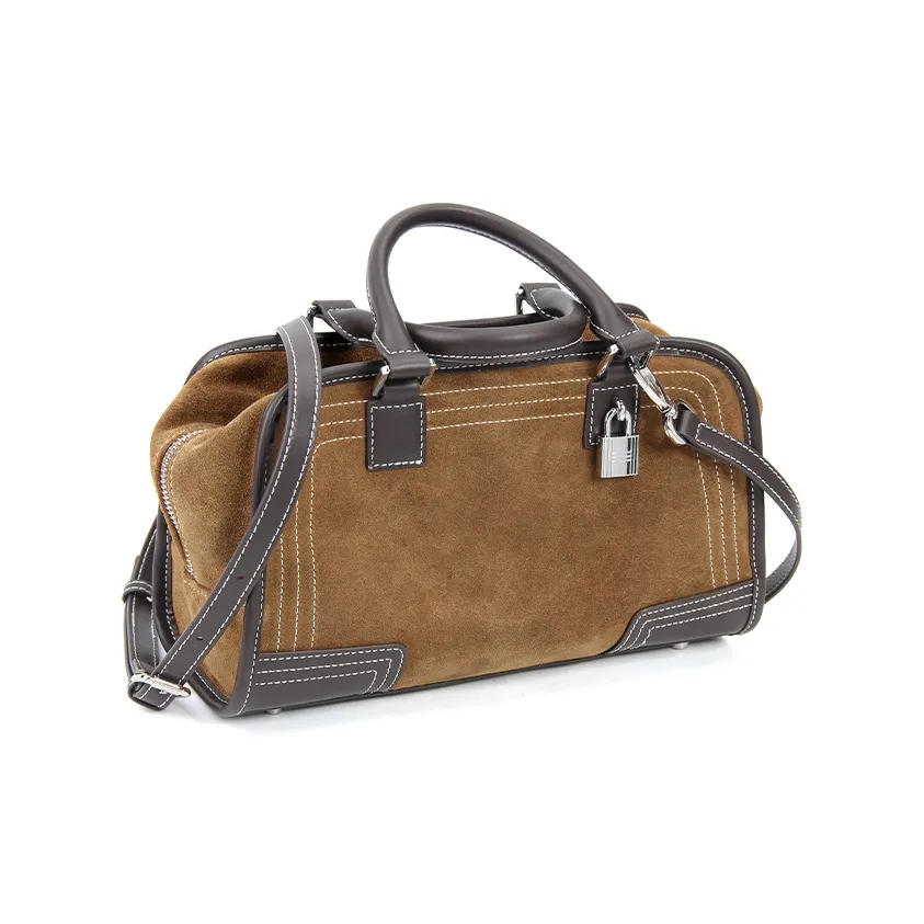 YOCAMU Матовая сумка из коровьей кожи Boston сумка через плечо унисекс разноцветная