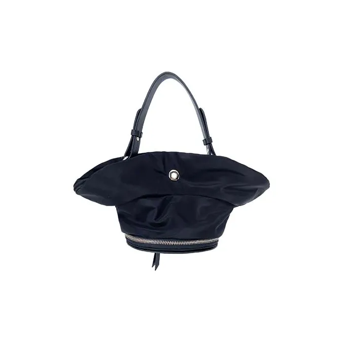 MUYSO Recycled Nylon Hats & Caps With Handbag Women's Black