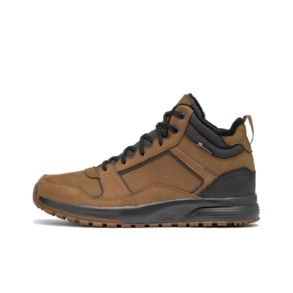 DECATHLON SH500 Waterproof And Warm Mid Top Hiking Shoes Men's Brown