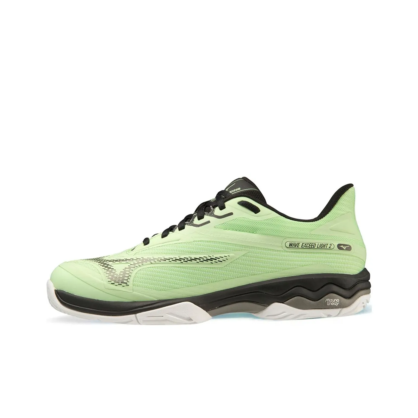 Mizuno Wave Exceed Light 2 Устойчивые к истиранию Низкие Кроссовки для тенниса Унисекс Зеленые