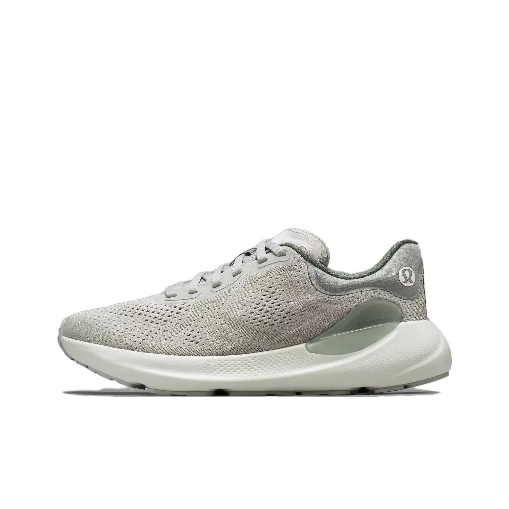 lululemon Beyondfeel Амортизация Износостойкие Низкие Кроссовки для Бега Женские Серый Зеленый