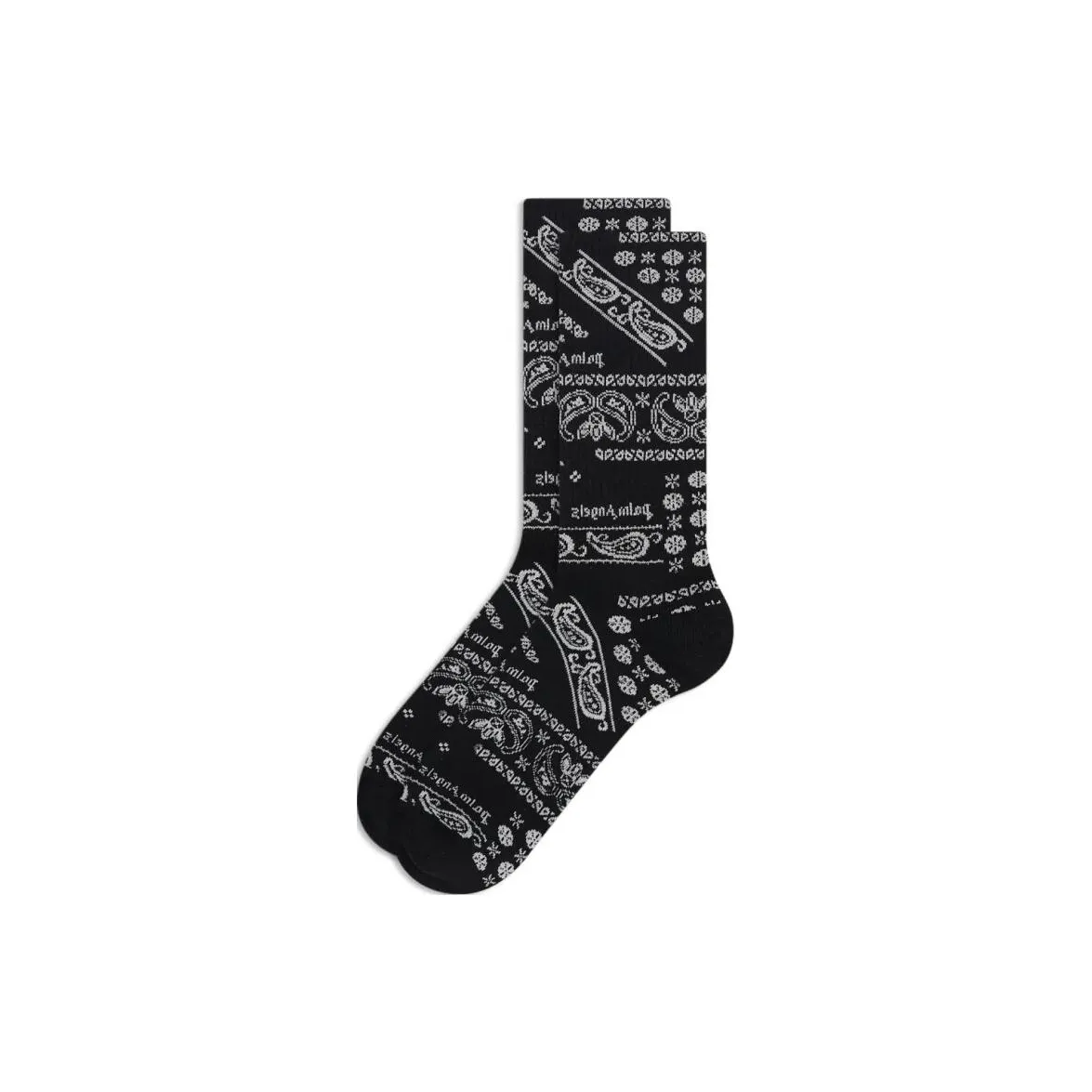 PALM ANGELS Mid Calf Socks Men's 1 Pack Black
