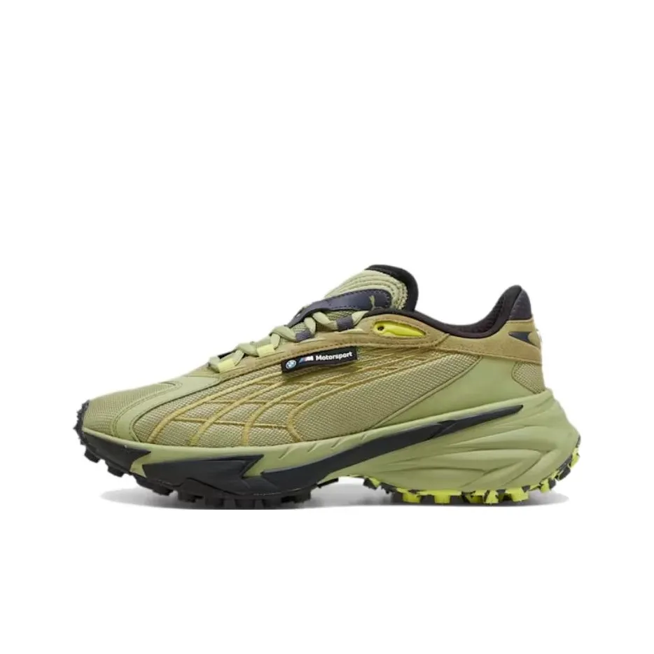 PUMA BMW M Motorsport Low Top Casual Shoes Unisex Green