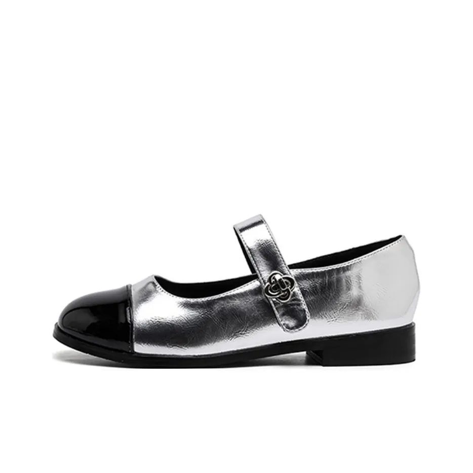 Daphne Грубый каблук Туфли Мэри Джейн Женские