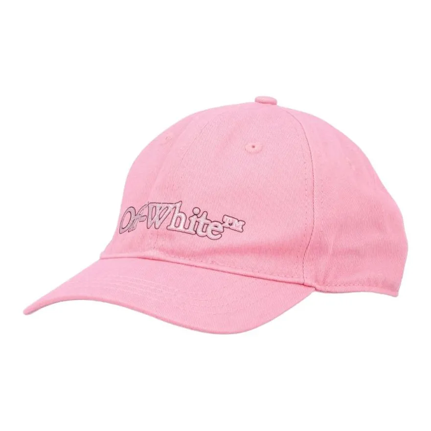 OFF WHITE Kids Big Bookish Logo Embellished Cap