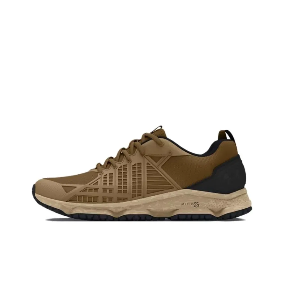 Under Armour Micro G Strikefast Slip-Resistant Abrasion-Resistant Low-Top Training Shoes Men's Khaki Утеряющий сцепление устойчивый к истиранию низкий топ тренировочные кроссовки мужской хаки