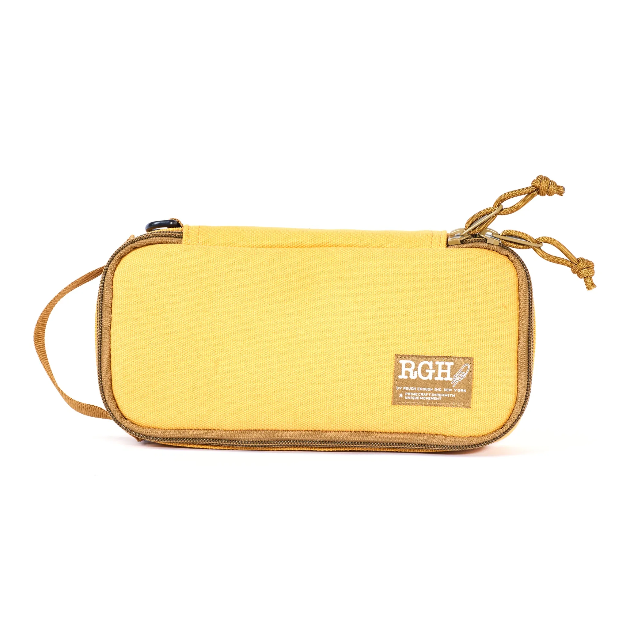 Rough Enough Canvas Bag Portable Storage Bag Unisex Yellow