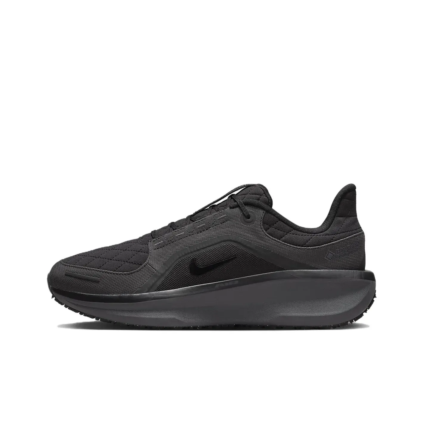 Nike Winflo 11 Slip-on Устойчивый к истиранию Дышащий Низкий верх Беговые кроссовки Мужской Черный