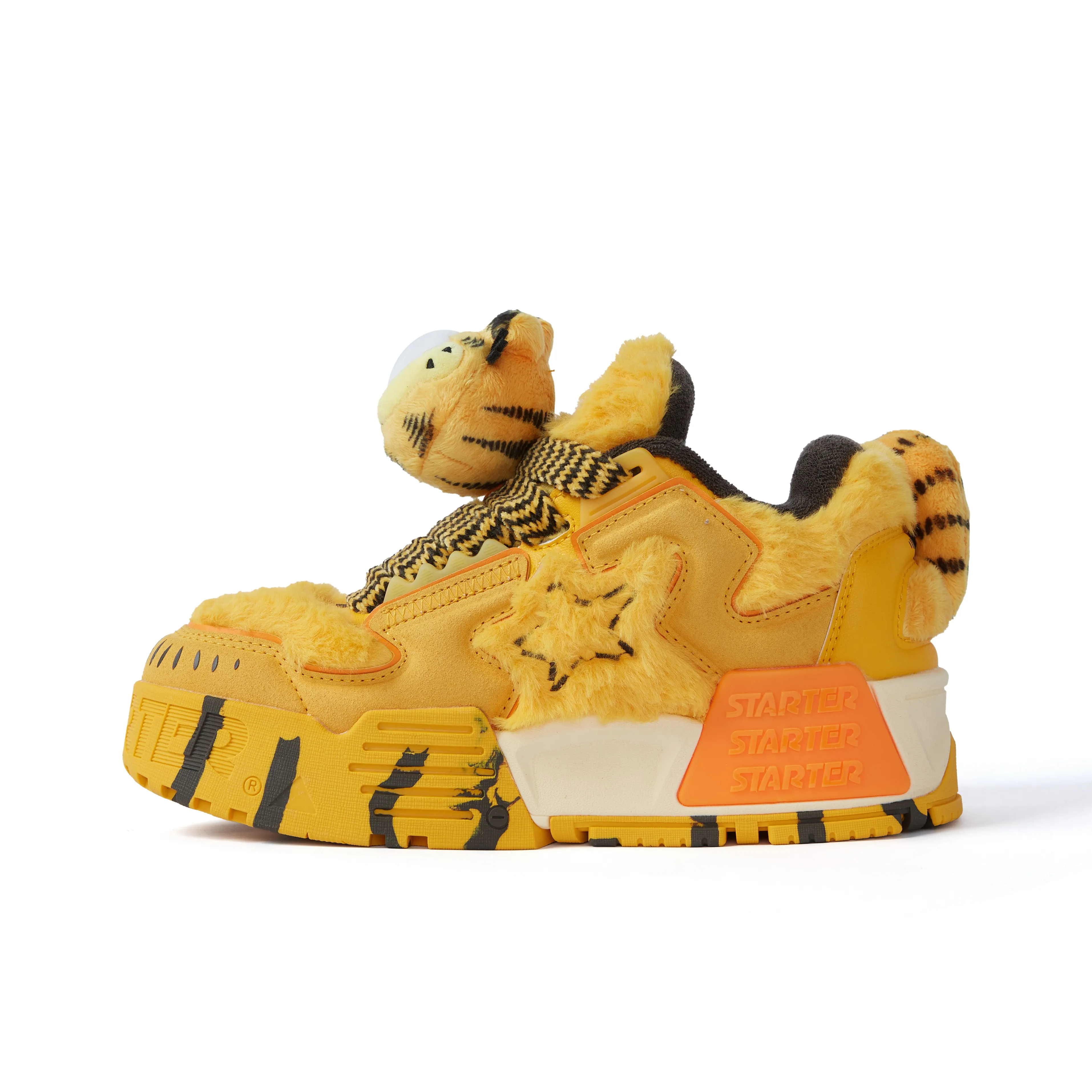 GARFIELD x STARTER Vol Series Wear Resistant Low Top Casual Skateboard Shoes Unisex Yellow