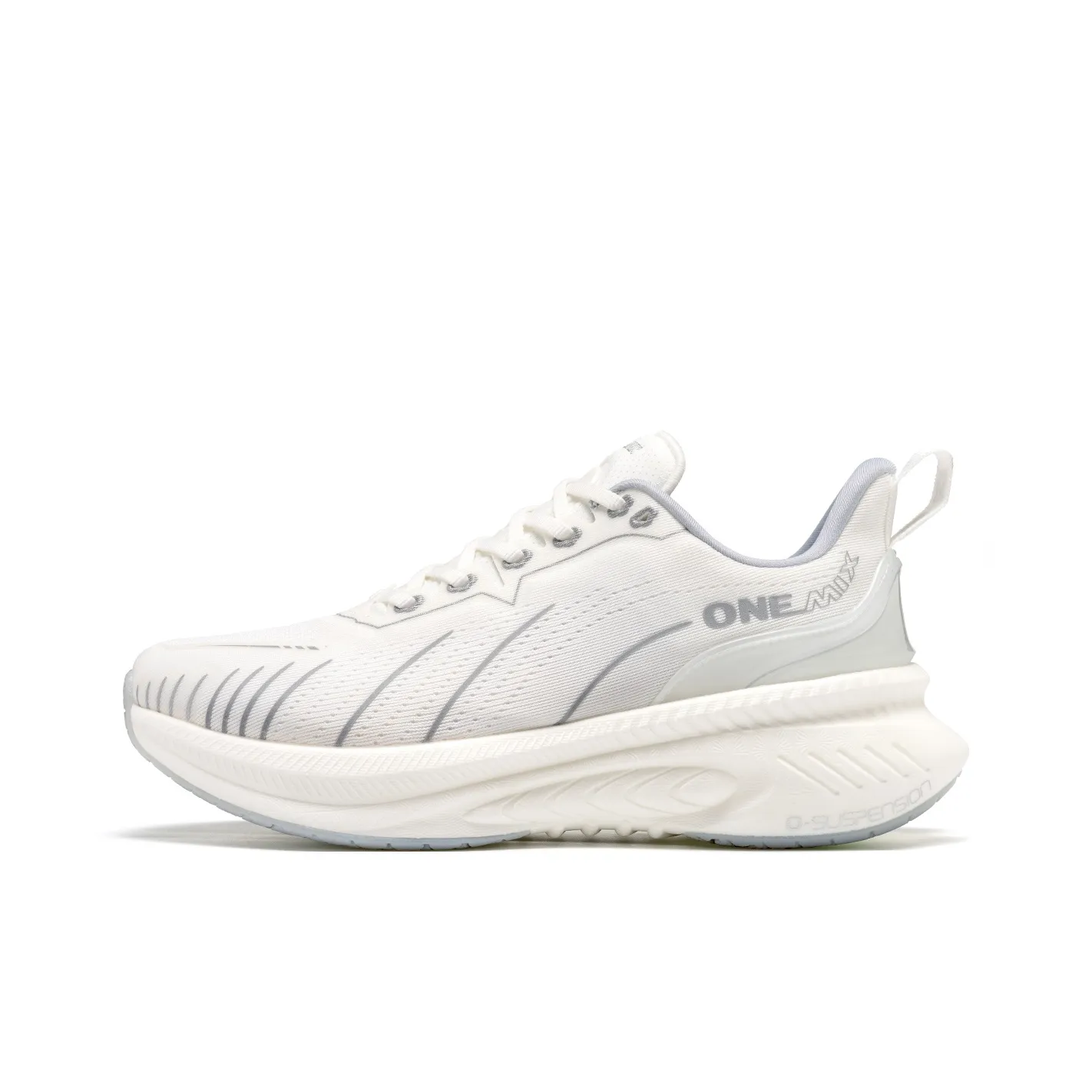 ONEMIX KK274421 Increasing Impact Resistant Low Top Running Son Shoes Unisex White