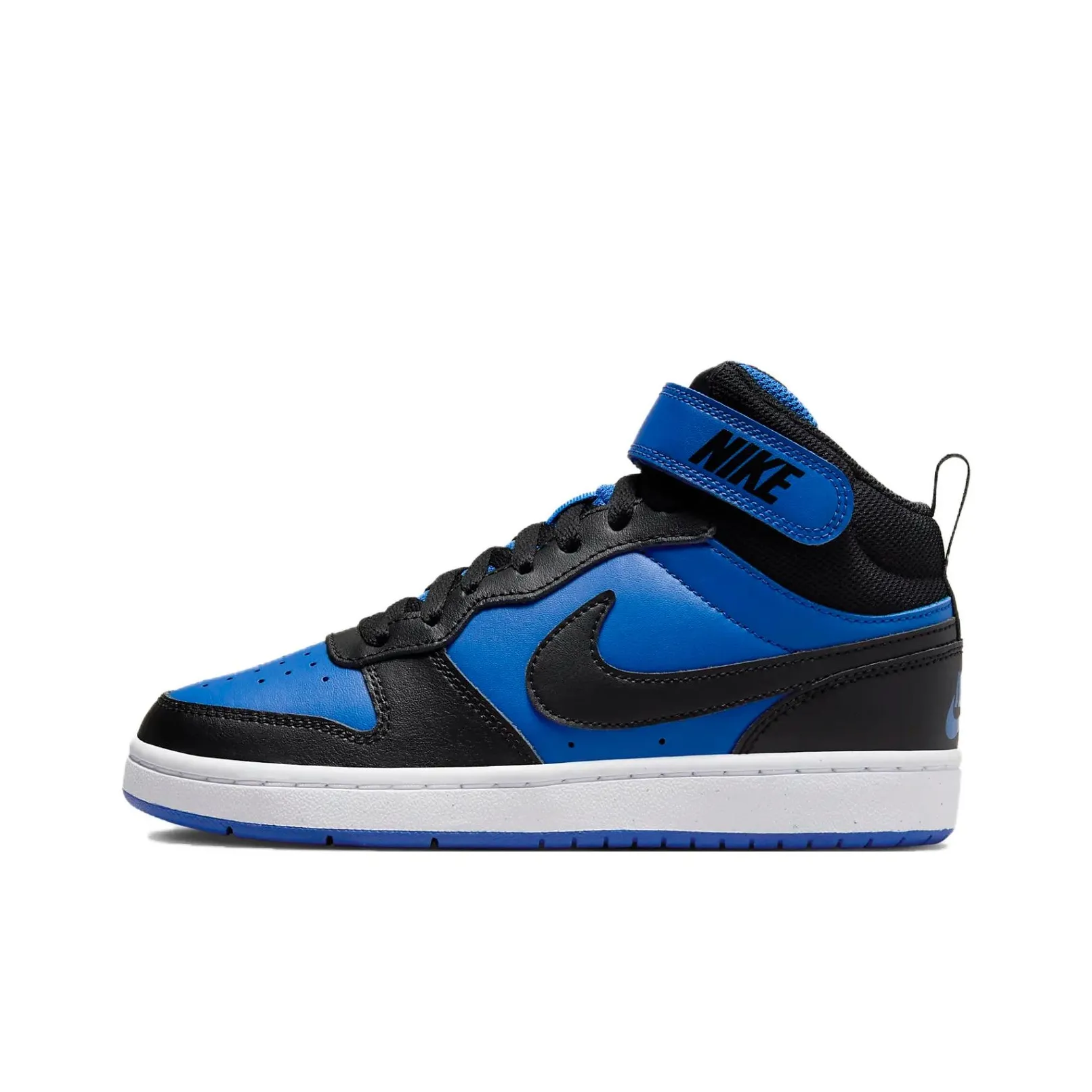 Nike Court Borough Mid 2 GS 'Black Game Royal'