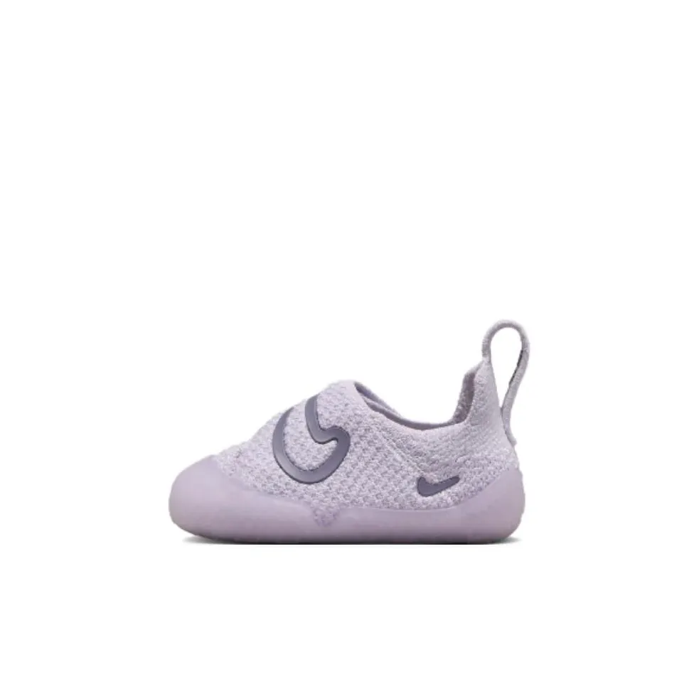 Nike Swoosh Slip Resistant Abrasion Resistant Низкий Топ Обувь для малышей Фиолетовый Infant And Toddler