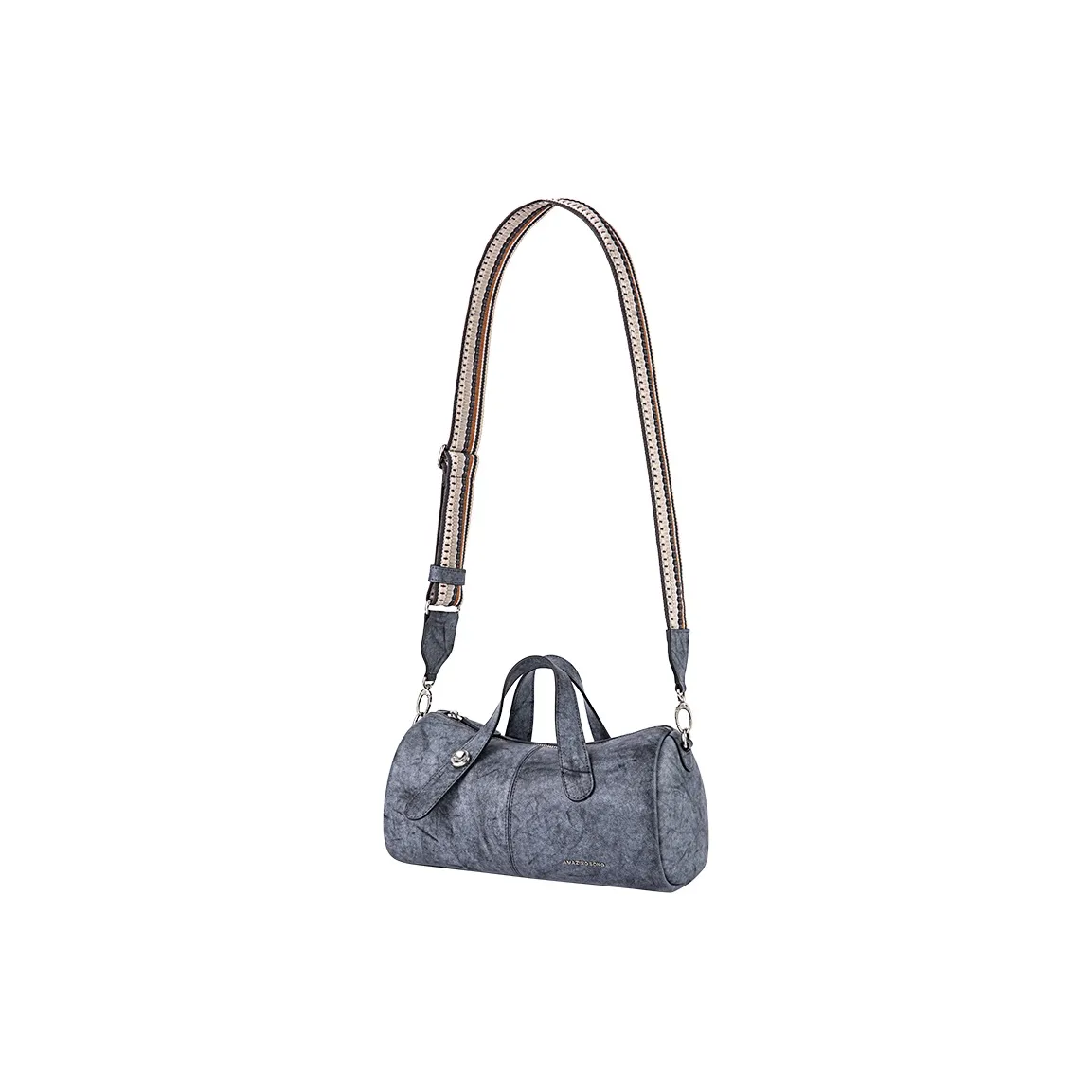 AMAZING SONG Коровья кожа Ручная сумка через плечо стиль Бостон унисекс черника фундуковый