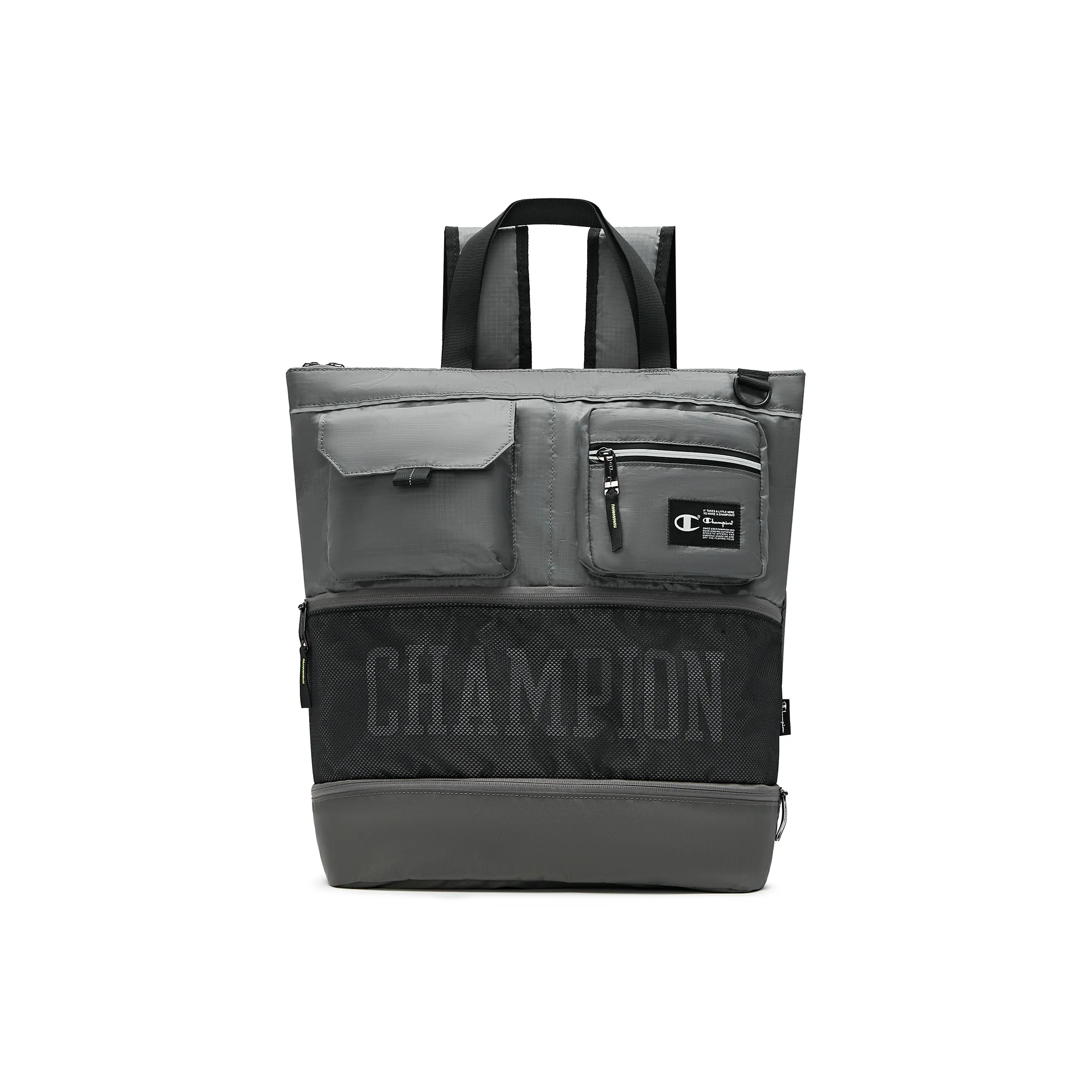 Champion Fabric Malibu backpack Tubas Unisex Coffee Bean Gray