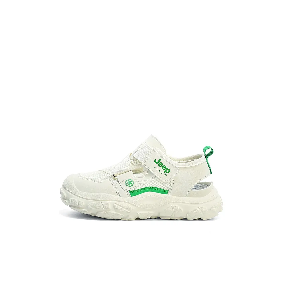 JEEP Наклеенный Легко надеваемые и снимаемые устойчивые к истиранию дышащие легкие детские сандалии для детей