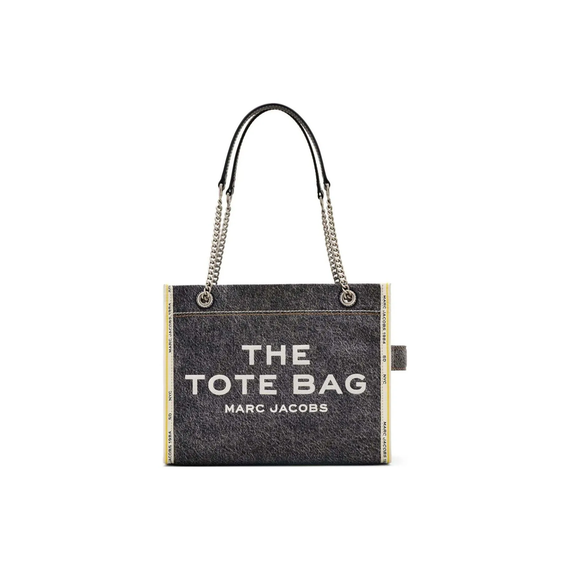 MARC JACOBS The Denim Chain Medium Tote Bag