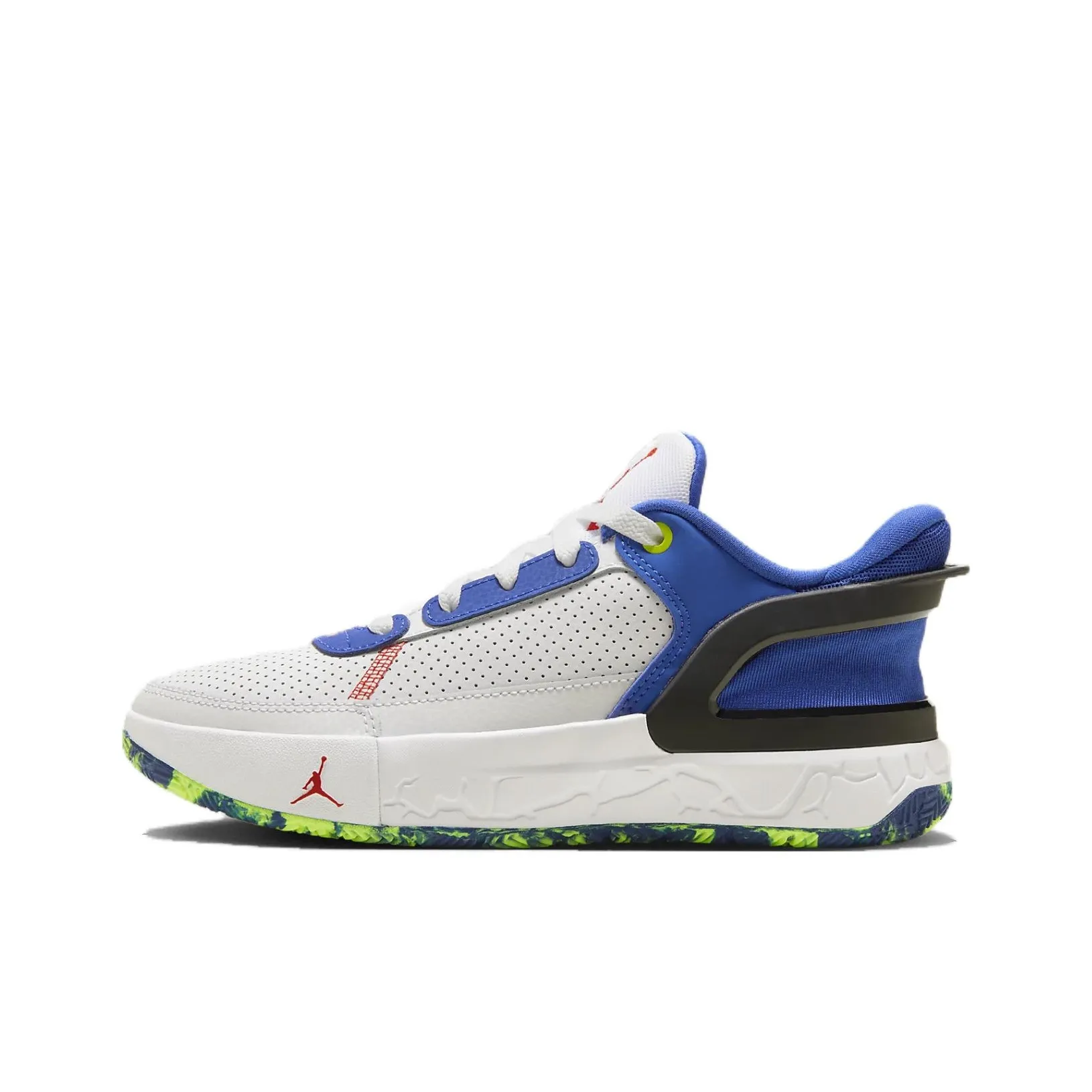 Джордан DAY1 Противоскользящий устойчивый к истиранию низкий топ детская беговая обувь синий белый подростки