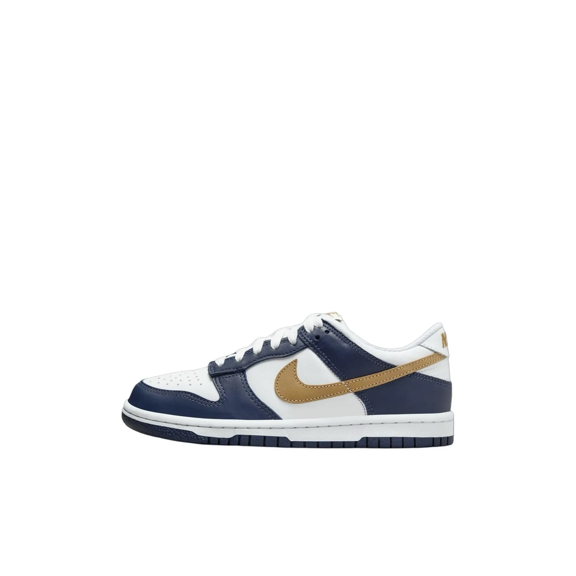 nike speed Dunk Anti Slip Wear Resistant Low Top Kids' Skateboarding Shoes White Blue Kids'