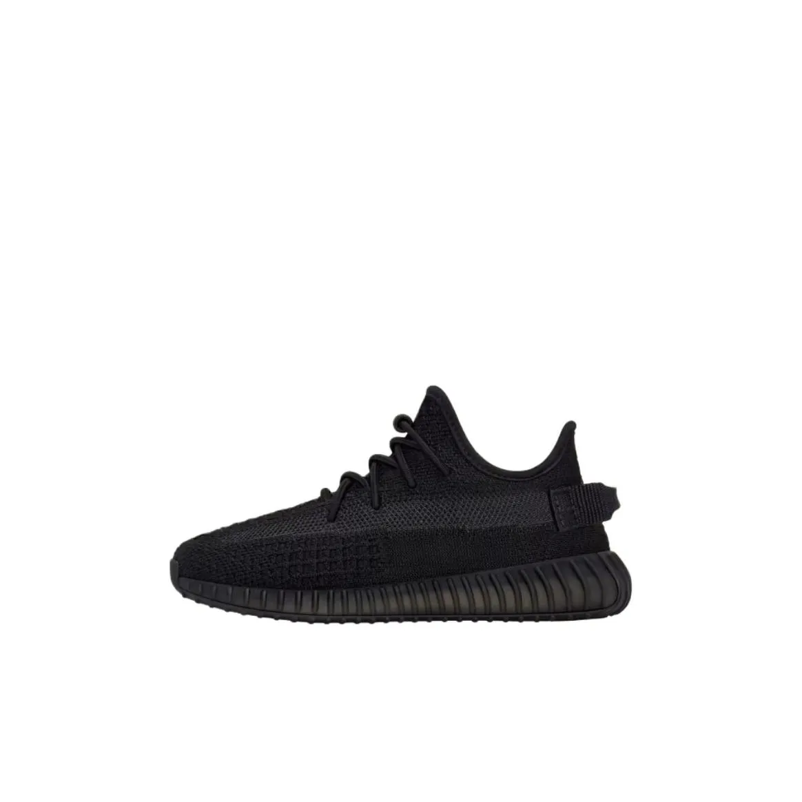 Adidas Yeezy Boost 350 V2 Slip-resistant Abrasion-resistant Low Top Kids Lifestyle Shoes Black Kids