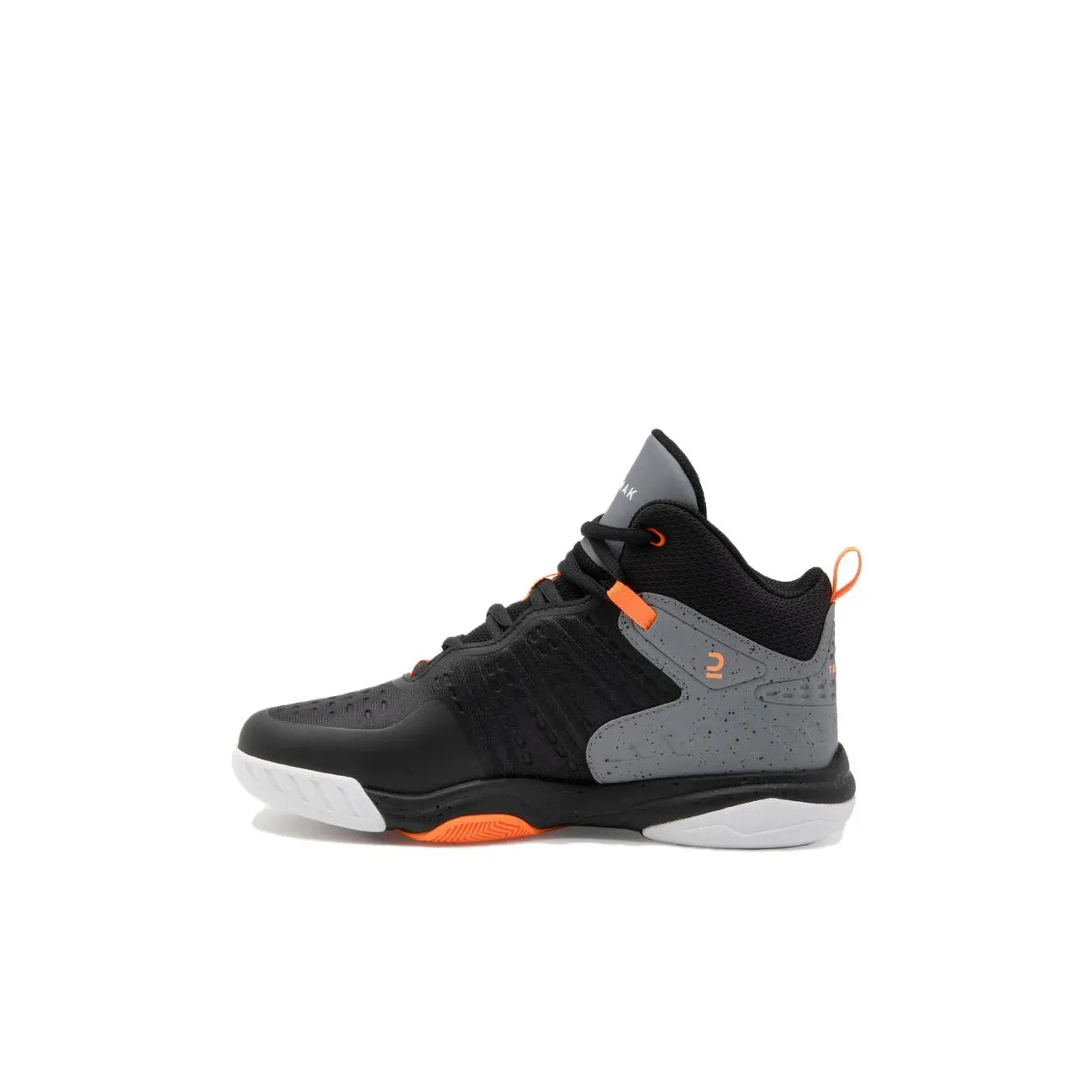 DECATHLON Амортизация Износостойкие Высокие Детские Баскетбольные Кроссовки Черные и Оранжевые Детские