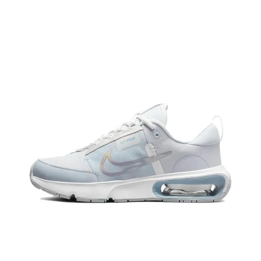 Nike Air Max INTRLK Low Top Kids' Running Shoes Blue Gray Grade School