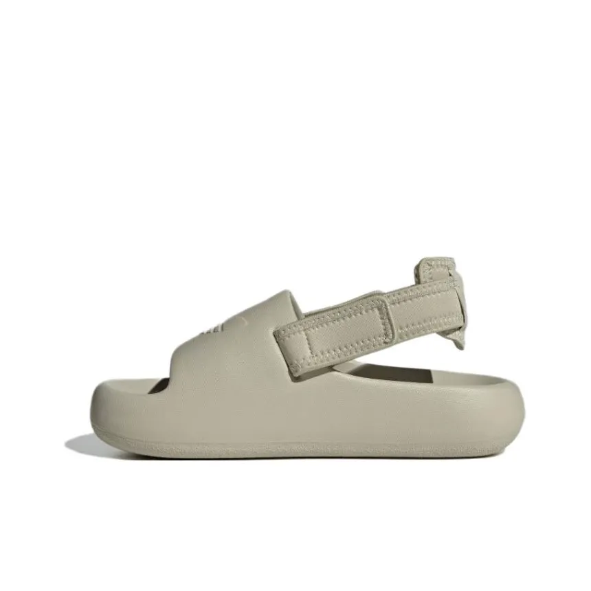 Adidas Originals ADIFOM ADILETTE Аbrasion Resistant Children's Sandals Gray Teenagers Adidas Originals ADIFOM ADILETTE Аbrasion Resistant Детские Сандалии Серые Подростки