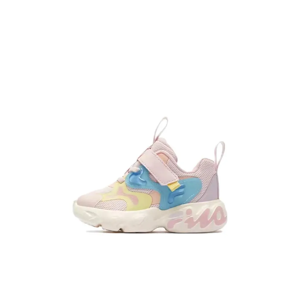 FILA KIDS Низкий топ Обувь для малышей ПУ (полиуретан) Туманный Мягкий Пудра Младенец и Малыш