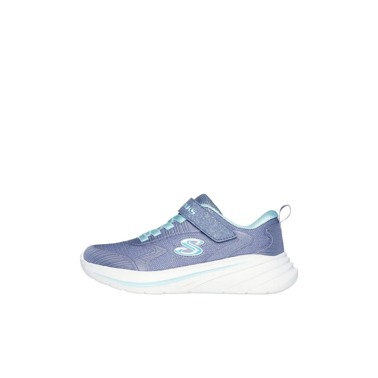 Skechers Kids Нескользящий Легкий Низкий Топ Детская Беговая Обувь Синяя Детская