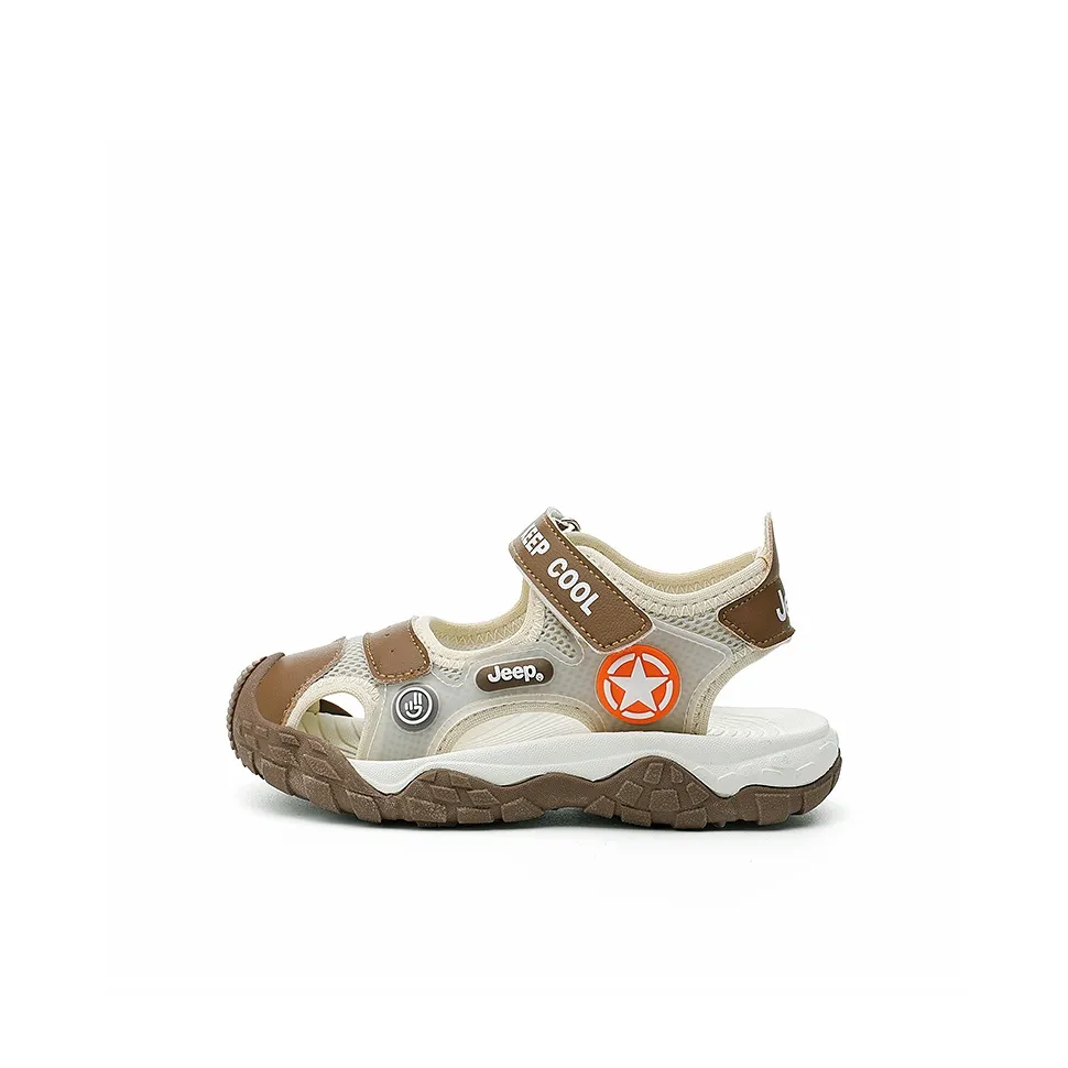 JEEP Детские сандалии бежево-коричневый детский