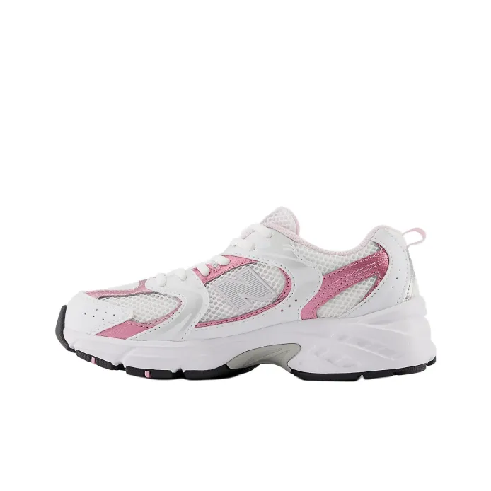 [New Balance]Classic 530 PINK Running Sneakers ユニセックス New Balance 530 Mens Lifestyle Shoes White Pink MR530PK