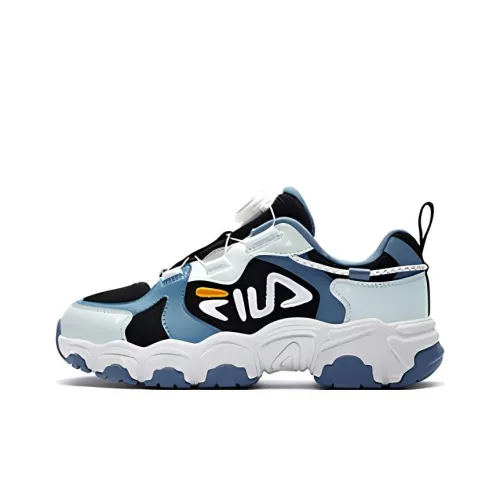 FILA KIDS Беговые кроссовки Low Top Черный/Синий Унисекс