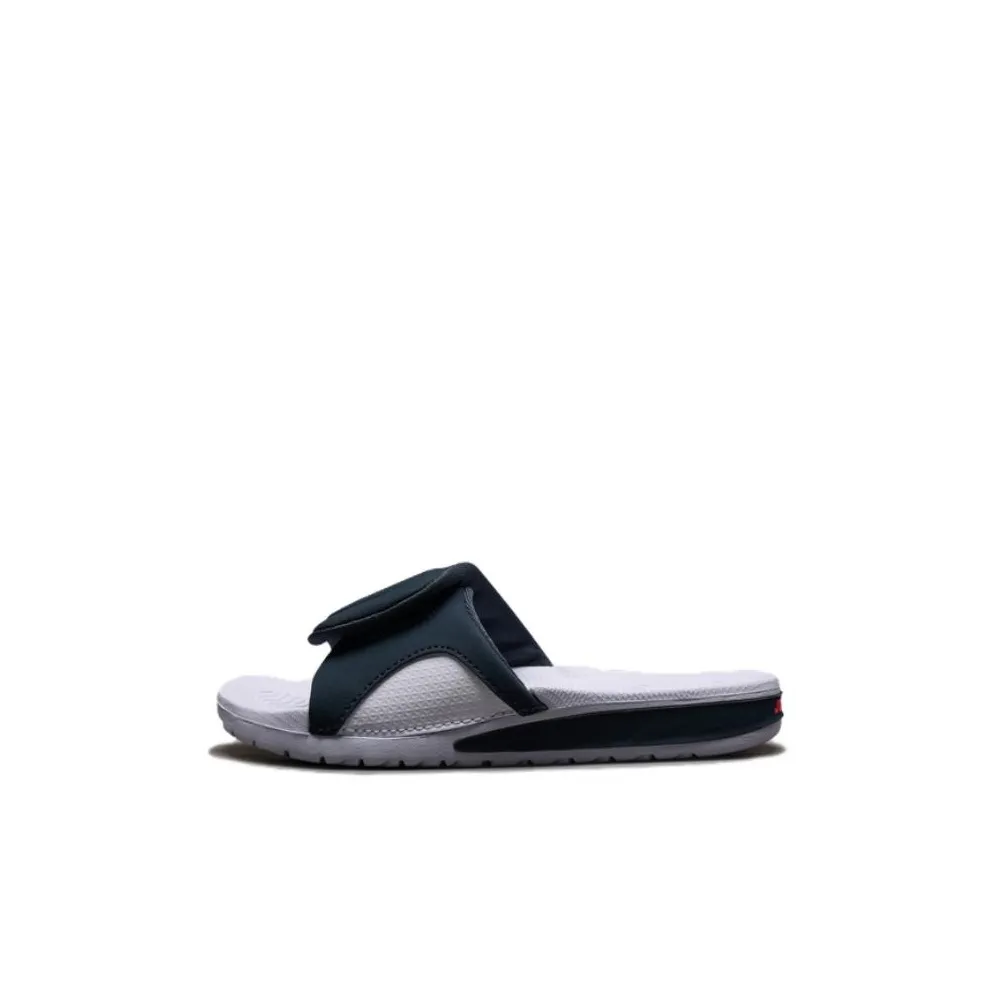 Джордан Hydro 4 Slip Устойчивый к истиранию Детские домашние тапочки Белый Черный Для детей 3-7 лет