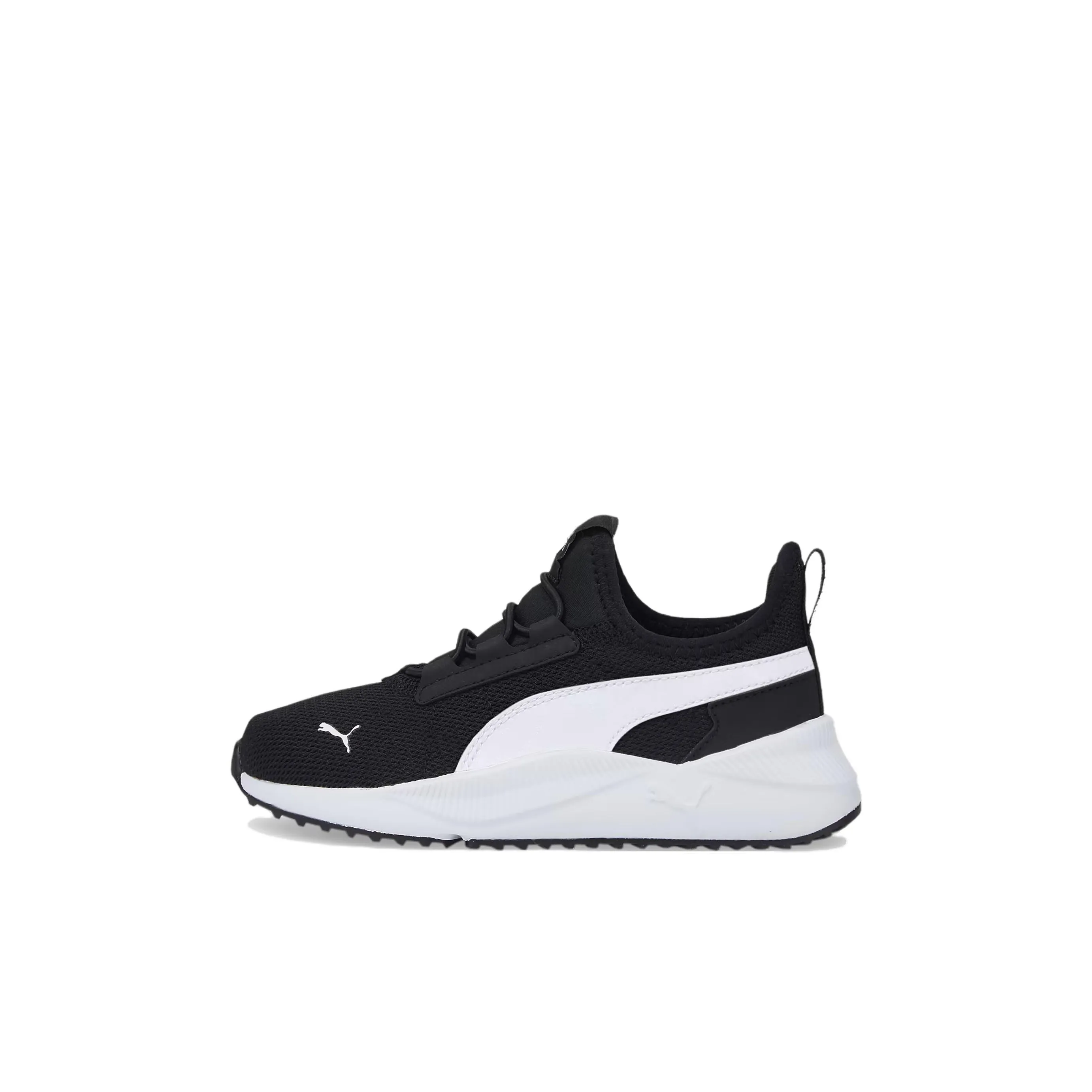 PUMA Pacer Easy Street AC Low Топ Детские беговые кроссовки Черный белый Для детей от 3 до 7 лет