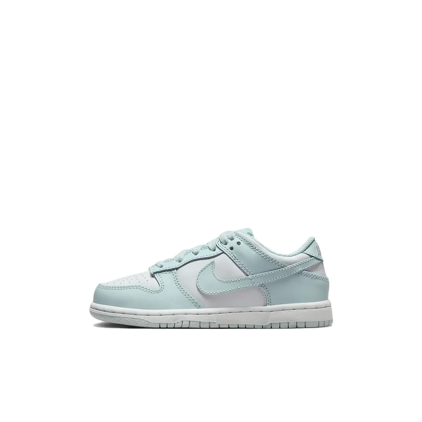 Nike Dunk Low Топ Детские Скейтбординги Белый Синий Дети Возраст 3-7 Лет