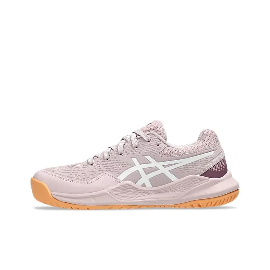 Asics Gel Resolution 9 Low Top Kids' Training Shoes Light Pink
