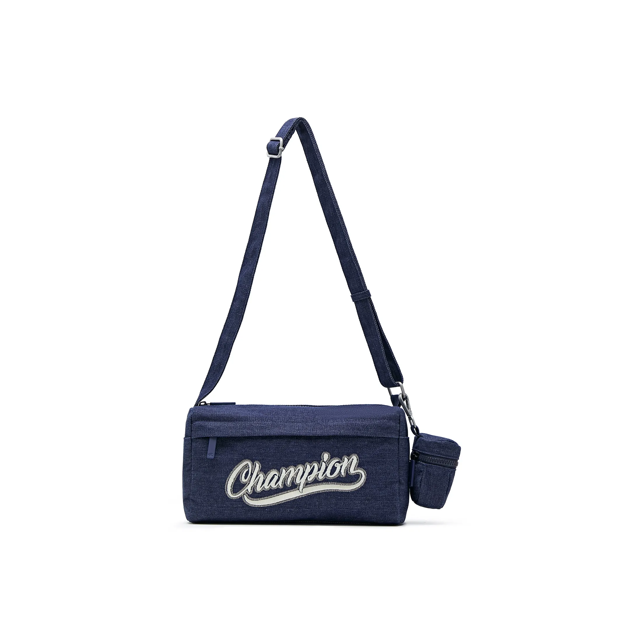 Champion Ткань + Искусственная кожа Сумка через плечо Средняя Унисекс Дымчато-серый Champion Синий Латте Коричневый Черный