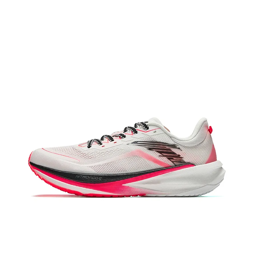 ANTA Беговые кроссовки Low Top Папирус Белый Флуоресцентный Красный Основной Черный Мужской