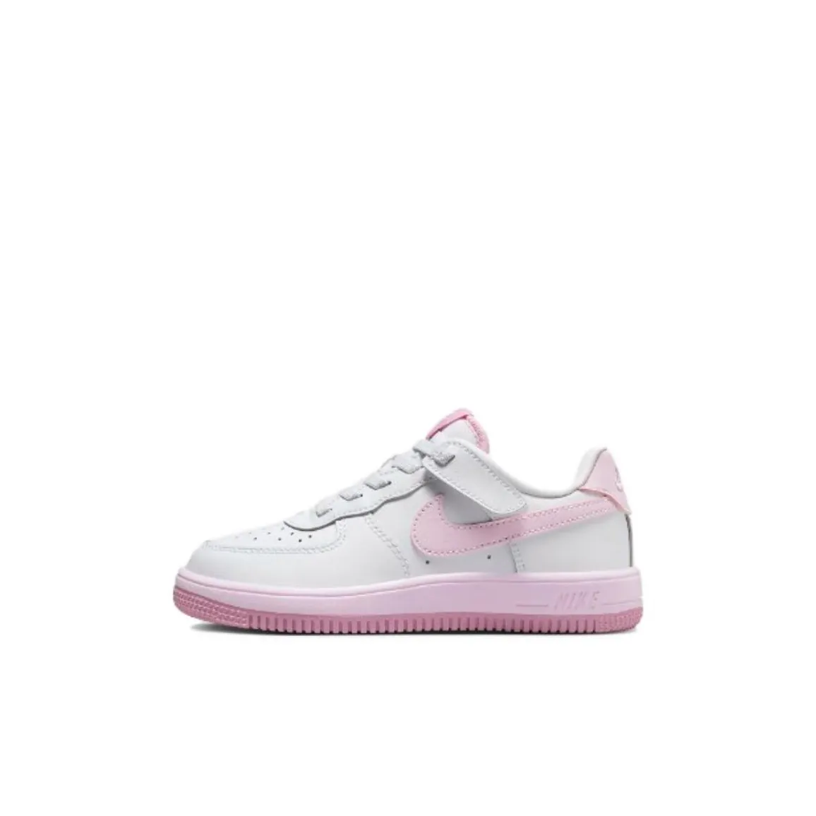 nike Устойчивый к истиранию низкий топ для детских скейтбордингов белый розовый