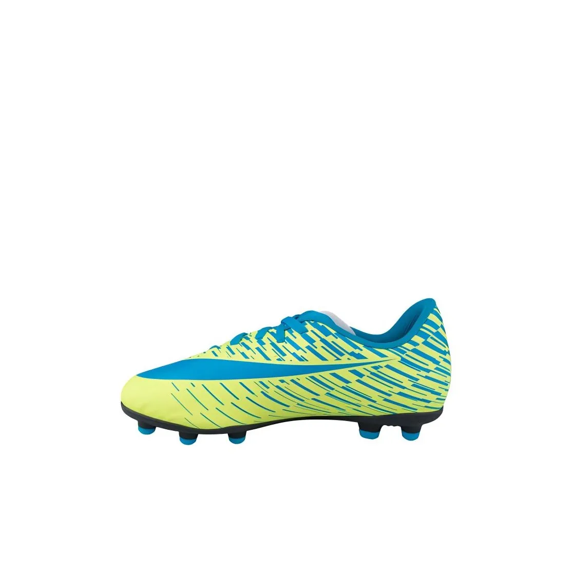 Nike Bravata Anti Slip Wear Resistant Low Top Kids' Soccer Shoes sneaker Green Blue Kids'