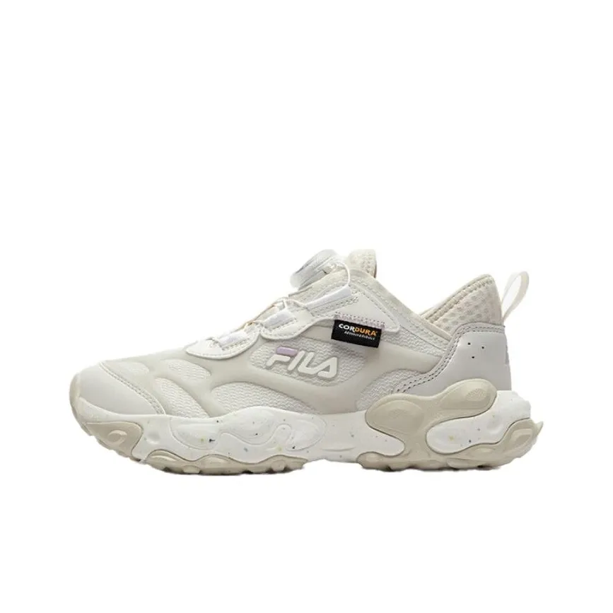 FILA KIDS Противоскользящая и устойчивая к истиранию поддержка низкий топ детская туристическая обувь белый серый подростки