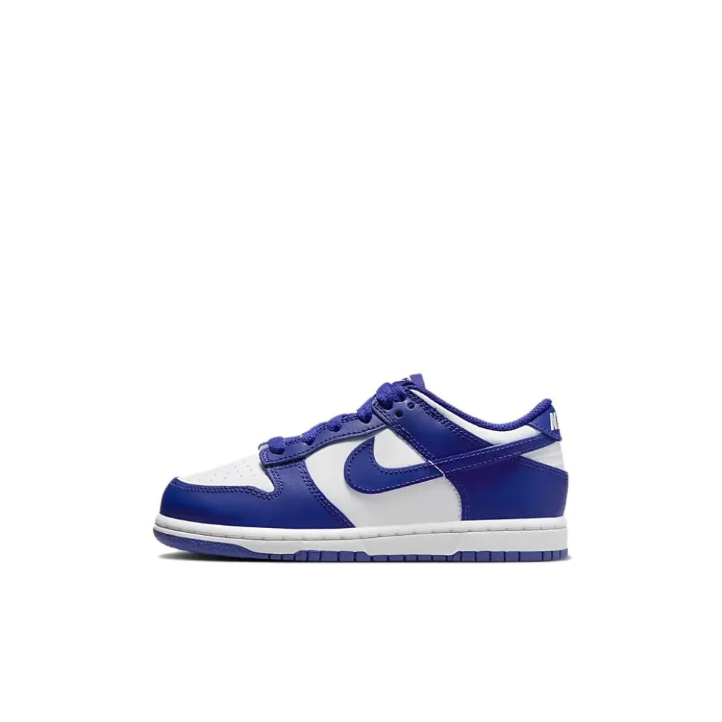 Nike Dunk Low Ps Детские Скейтбординги Белый Синий для детей 3-7 лет