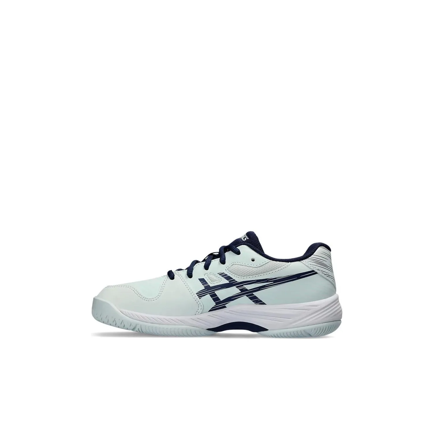 Asics Gel Game 9 Tennis Shoes Low Top Kids' Training Shoes Light Green Blue Kids'