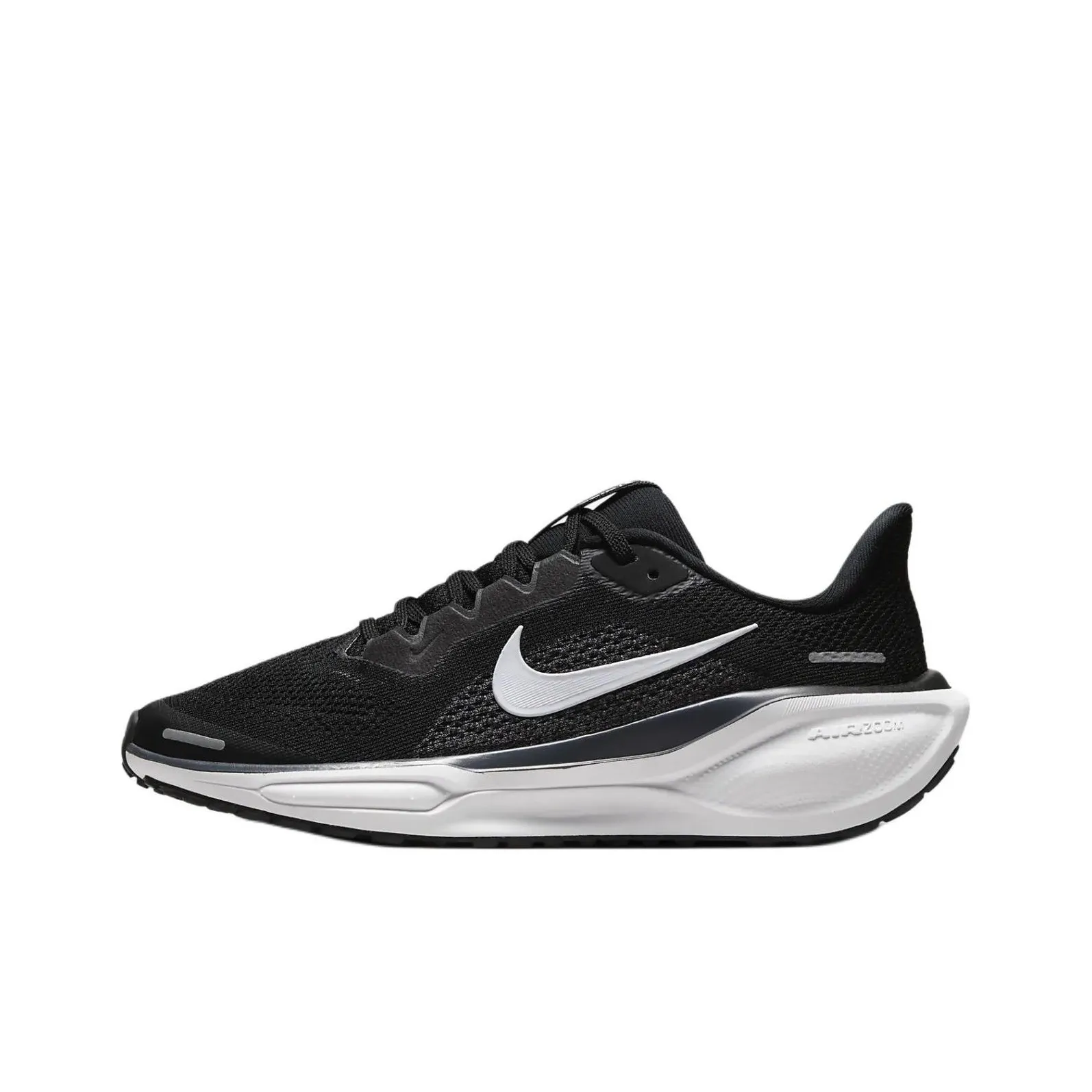 Nike Pegasus 41 Abrasion Resistant Breathable Low Top Kids' Running Shoes Black