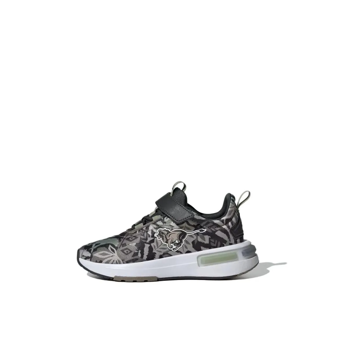 Disney x Adidas TR23 Anti Slip Wear Resistant Low Top Kids' Running Shoes Green Black White Kids'