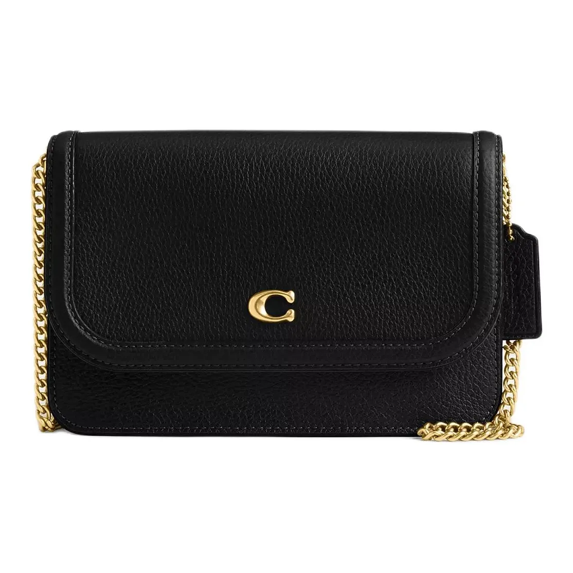 COACH Legacy Pebbled Leather Shoulder Bag Crossbody Bag Mini Women's Black