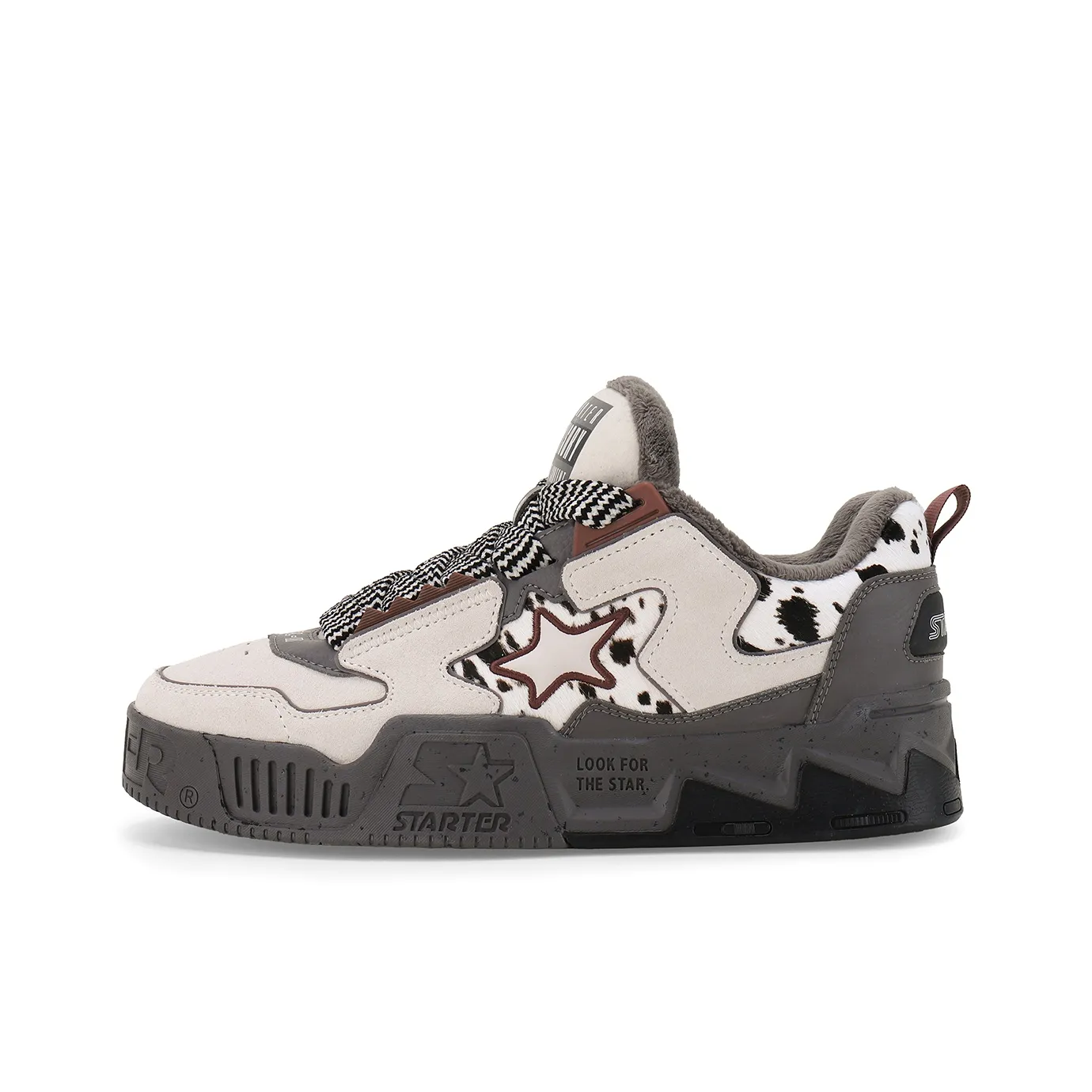 STARTER Vol 90s Skateboard Shoes Unisex Low Top White