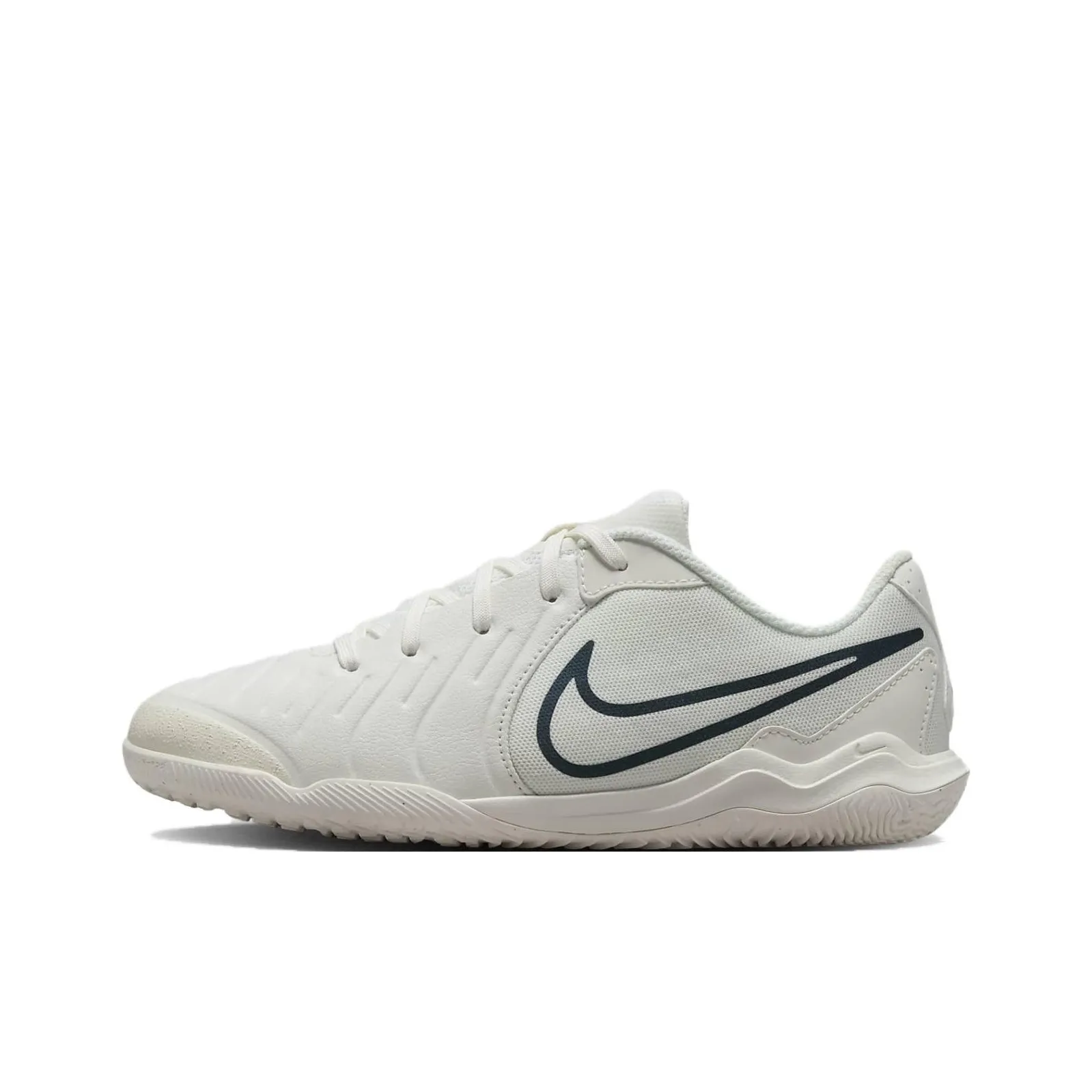 Nike Jr. Tiempo Legend 10 Academy 30 GS Амортизация Износостойкий Низкий Топ Детские Футбольные Бутсы Циановый