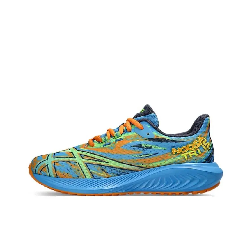 Asics Low Top Kids' Running Shoes Blue Teenagers